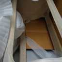 Kate and Laurel Dahl Wooden Round Drink Table; 12 x 23; Whitewash; Transitional Boho Circle Wood Accent Pedestal Table for Living Room Plant Stand or Small Bedroom Nightstand