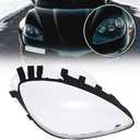 X AUTOHAUX 1 Set Headlight Headlamp Lens Cover with Trim Gaskets Seal for Chevy Corvette C6 2005-2013 20936417 20936418 20936419 25785290 25785289