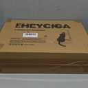EHEYCIGA Cardboard Cat Scratcher for Indoor Cats, 26.8 Inch L Shaped Vertical Cat Scratching Board with Ball Cat Toy, Large Cat Scratcher Pad, Brown