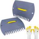 Jardineer Leaf Scoops and Claws, Lightweight Leaf Grabber Claws, Yard Scoops for Leaves, Grass, Lawn Clippings, Twigs or Debris (2 Pack)