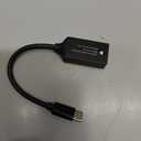 GINTOOYUN PD65W Lenovo Square Mouth to USB-C Charging Cable Lenovo Square Mouth to Type-C Charger Power Adapter Cable for Laptops,Mobile Phones,Tablets, Rechargeables,etc(7Inch)(Lenovo Square Mouth)