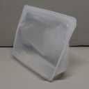 Stasher Silicone Reusable Storage Bag, Stand-Up Mega Bag, Reusable Freezer Bags, Microwave, Dishwasher, Oven Safe, Sous Vide, Premium Lunch Container, Eco Friendly, Food Storage Bags, 104 oz, Clear