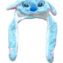 Stitch Ear Hat Plush Hat, Light Blue