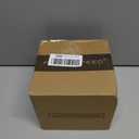 FRESH SPEED 4 Inch Black Dryer Vent Cover Outside Stainless Steel Wall Vent with Removable Cover and Bird Screen Mesh RAL9011