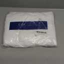 Wrap Around Dust Ruffle Bed Skirt - White - for King Size Beds with 18 Inch Drop - Easy Fit Elastic Strap - Adjustable Pleated Bedskirt w/Brushed Fabric - Wrinkle Free - for Women, Men, Kids & Teens