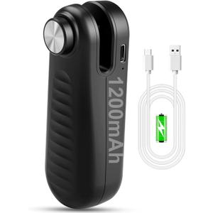 2 in 1 Mini Bag Sealer, Bag Sealer Heat Seal with Cutter, USB C Rechargeable Chip Bag Sealer Heat Seal, Portable Bag Resealer for Plastic Bags Snacks & Food Storage,Bright Black