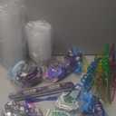 3 Packs Of Cups
2 Packs Of Keychains
1 Pack Of Rubber Bands
2 Pack Of Fingerprint Pads
Lots Of Cocktail Straws
2 Packs Of Stickers