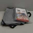 ZOBER 2 Pack Oxford Christmas Wreath Storage Container 48 Inch - Wreath Bag for Artificial Wreaths Box - Waterproof Fabric, Dual Zippered Wreaths Storage Bag With Strong Durable Handles - Gray