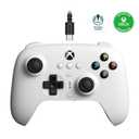 8BitDo Ultimate Wired Controller for Xbox, Hall Effect Joysticks and Hall Triggers, Compatible with Xbox Series X|S, Xbox One, Windows 10 & Windows 11 - Officially Licensed (White)