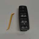 Master Power Window Switch for 2009 2010 2011 2012 Ram 1500,Ram 2500,Ram 3500.3 PINS + 10 PINS,OE# 4602863AD,4602863AC,4602863AB Driver Side Control switches(Green Light)