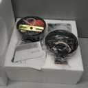 OKELI Dusk to Dawn Outdoor Wall Lights, Exterior Waterproof Lantern, Front Porch Sconce Lighting with Water Ripple Glass Shade, Anti-Rust Wall Lamps Outside Lights for Garage (Black-SIZE-S-2pack) (9.3")