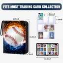 900 Pocket Baseball Card Binder with Sleeves and Protector Set for Sports Cards Collector Album