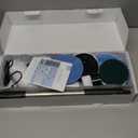 Leebein Electric Spin Scrubber, Cordless Cleaning Brush with 8 Replaceable Brush Heads, Tub and Floor Tile Power Scrubber Dual Speed with Adjustable & Detachable Handle for Bathroom Tub (All Black)