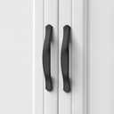 Asidrama 10 Pack 3 Inch(76mm) Matte Black Kitchen Cabinet Handles Cabinet Pulls Kitchen Cabinet Hardware for Cupboard Drawer Pulls