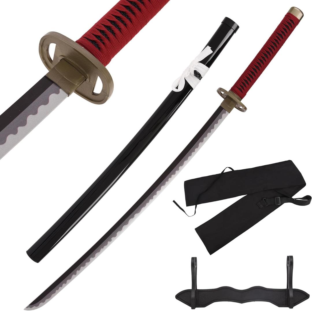 Yuta Okkotsu Sword Replica, Anime Cosplay Prop with Free Sword Display Stand & Carry Bag, Plastic Katana for Collection & Role Play, 102cm/40.2" total, 70.5cm/27.8" blade