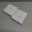 2 x Gomakren Spoon Rest Spoon Holder for Stove Top, Valentine Spoon Rest Large Ceramic Spoon Holder, Utensil Rest for Spatula Fork Ladles Spoons Tongs, Kitchen Counter Framhouse Decor, Cream White