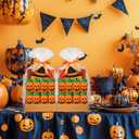 Mimorou 48 Pcs Halloween Pumpkin Containers for Candy 3.5 oz Trick or Treat Candy Jar with Lid Empty Fillable Plastic Potion Bottles Holder Mini Jack O Lantern Pumpkin Jars for Halloween Party Favors