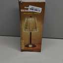 Portable Crystal Metal Desk Lamp,3-Color Touch Control, Rechargeable Battery - Ideal Bedside Lamp for Bedroom Nightstand (Champagne Gold)