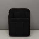 Yoillione Felt Backpack Organizer Insert for Women and Men, Large Travel Rucksack Insert with High Capacity, Lightweight Bag Organizer with Zipper Pockets (Medium, Black)