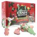 2 x Christmas Candy Bracelets, 24 Individually Wrapped Holiday Treats, Perfect Stocking Stuffer Candies, 10.16 Ounces (EXP 04/29/26)