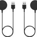 [Pack of 2, 3.3ft] Charger for Samsung Galaxy Watch 7/6/6 Classic/5/5 Pro/Ultra/FE, Galaxy Watch 4/3/Active 2/Active Charger Fast Charging