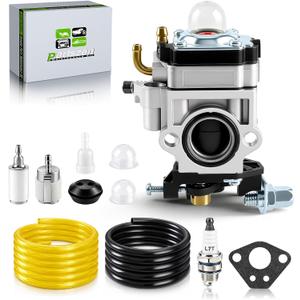 partszen 62100-81010 Carburetor A021000811 For Poulan Pro PR46BT PR48BT BP400 PR2322 BP402 967086901 150032738 530058436 Southland SCV43 SEA43 Earth Auger Eskimo Mako M43 M43Q8 Viper Husqvarna 165BT