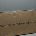 4 ft. Short Brown Temporary Cardboard Folding Screen - 3 Panels