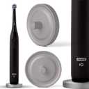 Silver Oral-B Compatible Electric Toothbrush Holder for Bathroom, Aluminum Oral B Toothbrush Holder with Hygienic Drip Capture Stops Toppling with Metal Toothbrush Stand