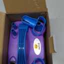 NuLink Balloon Pump Electric Portable Dual Nozzle Air Pump for Balloons Blower Pump Inflator for Decoration, Birthday Party [110V~120V, 600W, Purple]