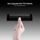 JEMDO Textured Grip Protective Case Compatible with Nintendo Switch 2 (2025) Only  Black Matte Shockproof TPU Shell with Anti-Slip Handles, Ergonomic & Comfort Slim Back Cover