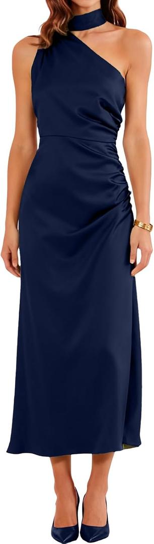 RIHOAS Women's Formal Dress, Elegant Wedding Guest Bridesmaid Cocktail Gown for Spring Summer Garden Party Evening Fiesta (S)