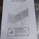 Lyromix 71'' Dog Crate Furniture for 2 Large Medium Dogs, XXL Wooden Indoor Double Crate Kennel Cage Large Breed with Door, TV Stand End Table with Divider, No Cushion,Brown