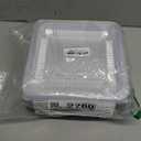 (35 Pack) 8x8 Aluminum Pans with Clear Plastic Lids - Square Baking Cake Pans - Foil Pans with Lids - Disposable Food Containers Great for Cooking, Heating, Storing, Prepping Food