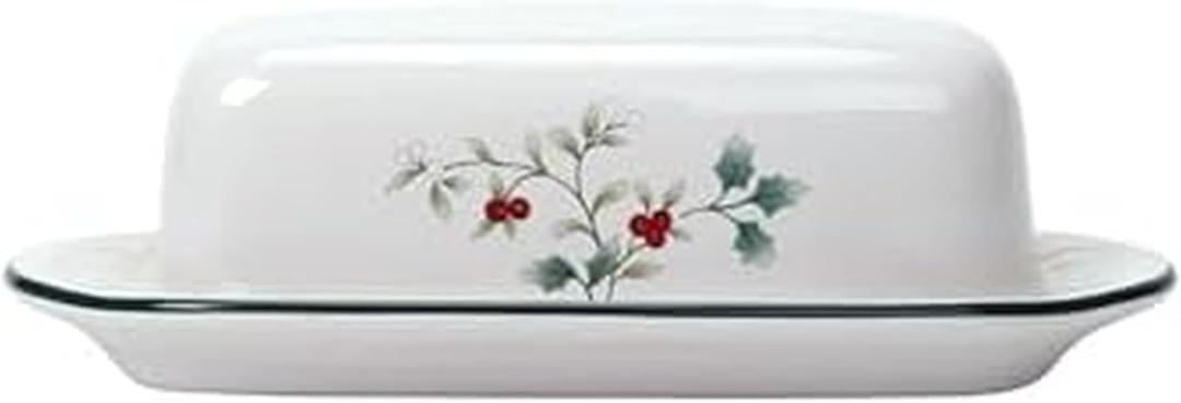 Pfaltzgraff Winterberry Covered Butter Dish Dinnerware Set, Assorted