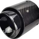 1PC Carbon Fiber Exhaust Tip for Mini Cooper F54/F55/F56/F57/F60/ Cooper S 85mm Inlet Exhaust Tip