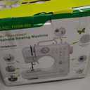 Sewing Machine for Beginners & Kids, Mini Portable Sewing Machines with 12 Built-in Stitch Patterns, 2-Speed Foot Pedal, Perfect for Teaching Daughter Granddaughter to Sew(with 27 Pieces Sewing Kit)