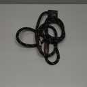 Fida Durable Slip Lead Dog Leash, 6 FT x 3/8" Heavy Duty Comfortable Strong Rope Slip Lead for Small Dogs and Puppies, No Pull Pet Training Lead with Highly Reflective(3/8", Black)