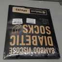 Diabetic Socks for Men,6 Pairs Ankle Mens Diabetic Socks,Diabetic Neuropathy Socks for Men Size 9-12/10-13/13-15. (Large, Light Brown a/White a/Beige a/Dark Brown a/Dark Grey a/Black a)