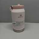 Stanley IceFlow Flip Straw Jug with Handle 64 oz| Twist On Lid and Flip Up Straw | Leak Resistant for Travel and Sports | Insulated Stainless Steel | BPA-Free | Rose Quartz