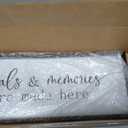 YWJKWLGS Kitchen Signs Wall Decor Art Meals and Memories Are Made Here Sign, 32"L x 12"W