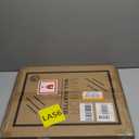 HOMECOOKIN Wood Bathroom Mirrors for Wall Mounted, 16" x 20" Rustic Wood Frame Wall Mirrors Decorative for Living Room or Bedroom Vanity Mirror (Black) 