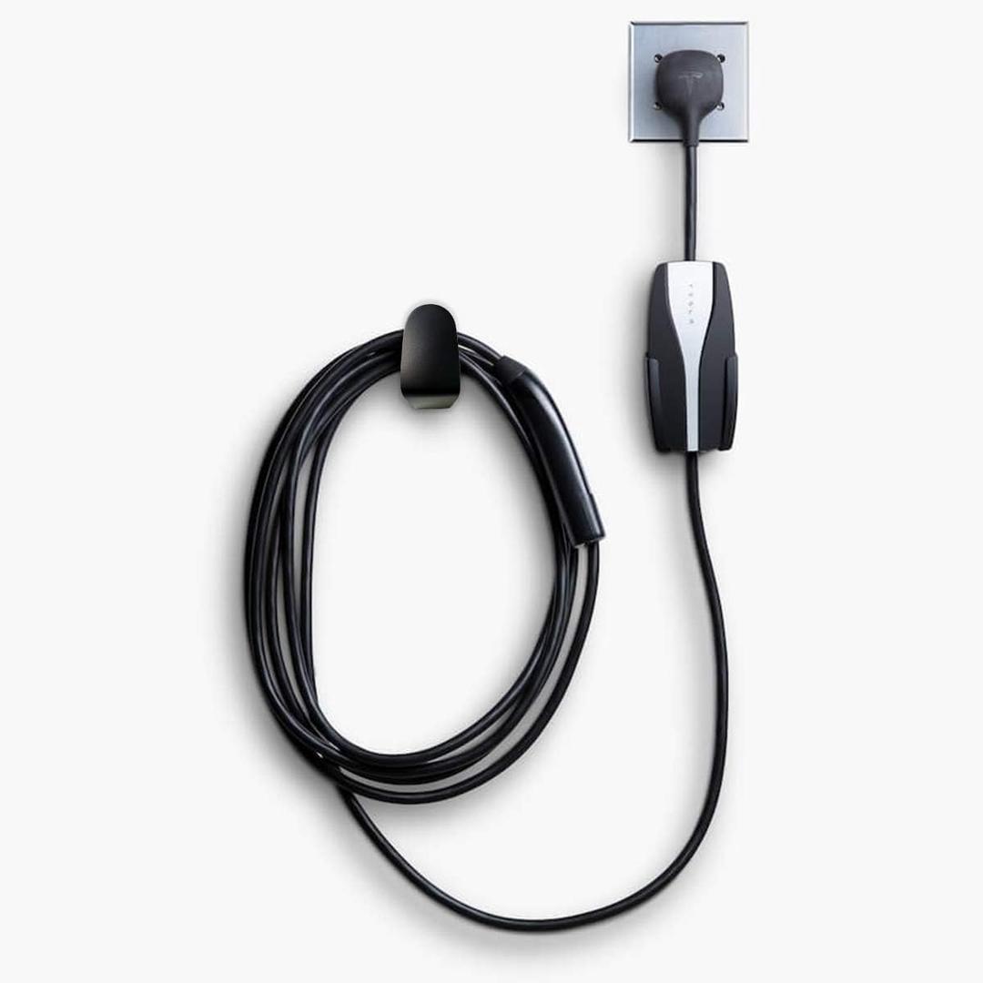 Tesla Mobile Charger Wall Mount Cable Organizer Bracket with UMC Holder fit Tesla Gen 2 Mobile Connector Charging Cable Cord Model 3 Y X S