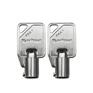 (2) KeyPower PAA1 - PAA25 Tubular Keys for Vending Machine Lock, Ace Chicago Key, Pre Cut to Your Key Code (PAA19)