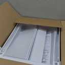 Expandable Under Sink Organizer with 3 Ball-Bearing Slide Rails, 2-Tier Pull-Out Under Cabinet Storage Shelf for Kitchen & Bathroom, Height-Adjustable Slide-Out Cabinet Drawer （White, 1-Pack）