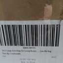 9x12 Washable Living Room Rug – Neutral Modern Abstract Large Area Rugs for Bedroom, Dining Room, Office – Soft Non-Slip Low-Pile Thin Stain-Resistant Indoor Carpet (Blue Brown)