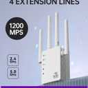 2026 WiFi Extender Signal Booster for Home, 10X Faster New Wireless Long Range Amplifier, Covers up to 13888 sq.ft, WiFi Repeater with Ethernet Port & EasyMesh, Easy Setup