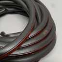 Silicone Weather Stripping Door Seal, 20FT Self Adhesive D-Shaped Door Weather Stripping for Door FrameWindow Seal (3/8 In x 5/16 In)