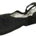 Bloch Dance Men's Performa Stretch Canvas Split Sole Ballet Shoe/Slipper (12 Narrow, Black)