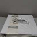 POPRUN 3 D Ring Binder 1.5 Inch, PVC-Free, Holds 375 Sheets of 8.5 x 11 Paper, Extra Durable Organizer with 2 Pockets for School & Office, Heavy-Duty, 2 Pack, White