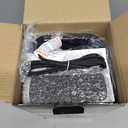 Small Portable Space Heater for Indoor Use - VOCRS 1500W PTC Electric Heater with Thermostat, Remote Control, 12H Timer, Eco and Fan Mode, Rapid and Safe Heating for Bedroom, Office